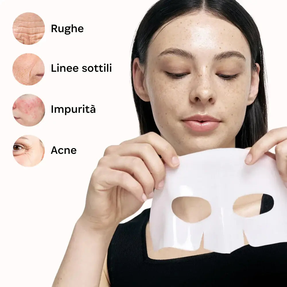 Maschera al Bio Collagene Silqueza™ | Effetto Lifting Senza Chirurgia